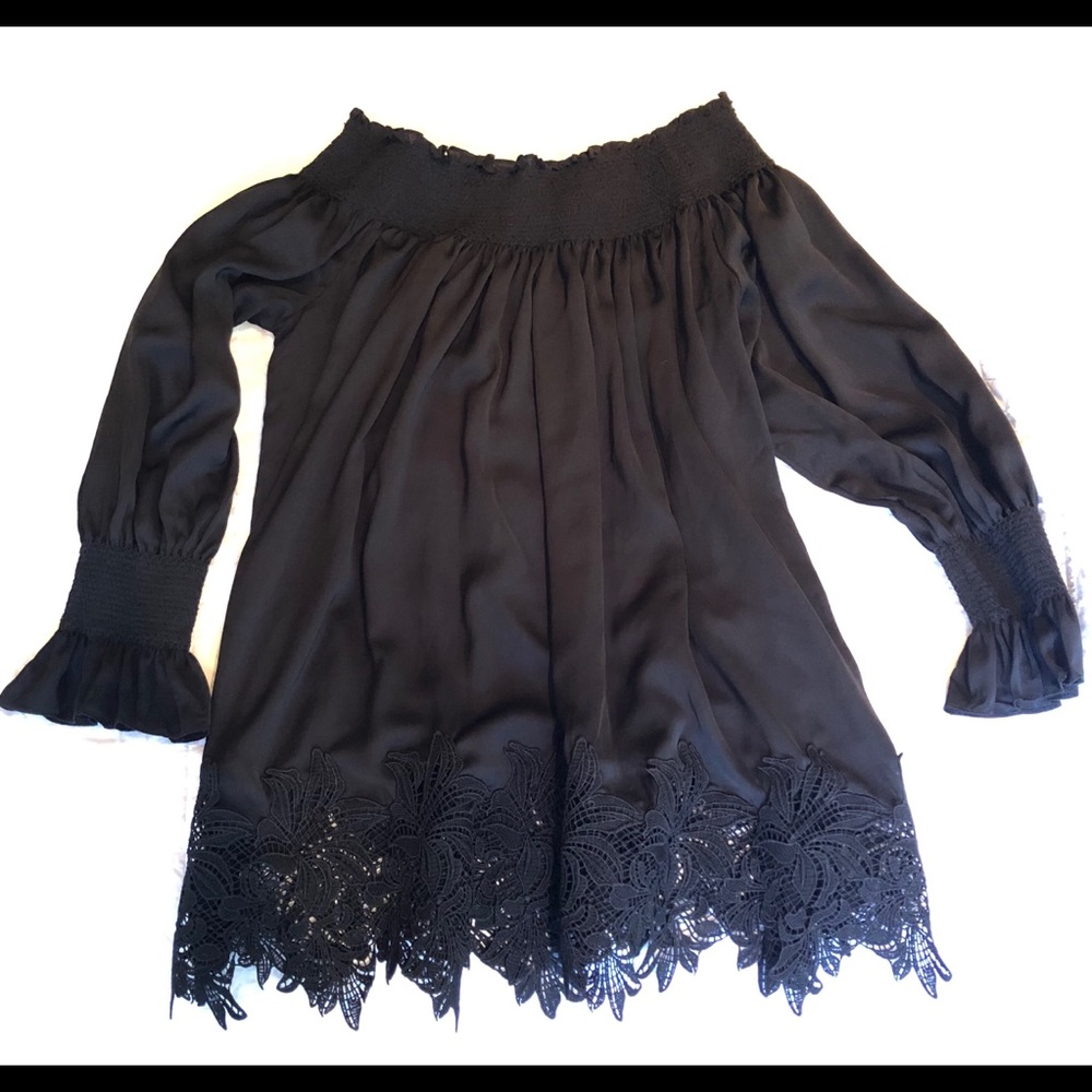 Off the shoulder Anthropologie top